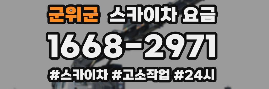 군위군 스카이차 요금