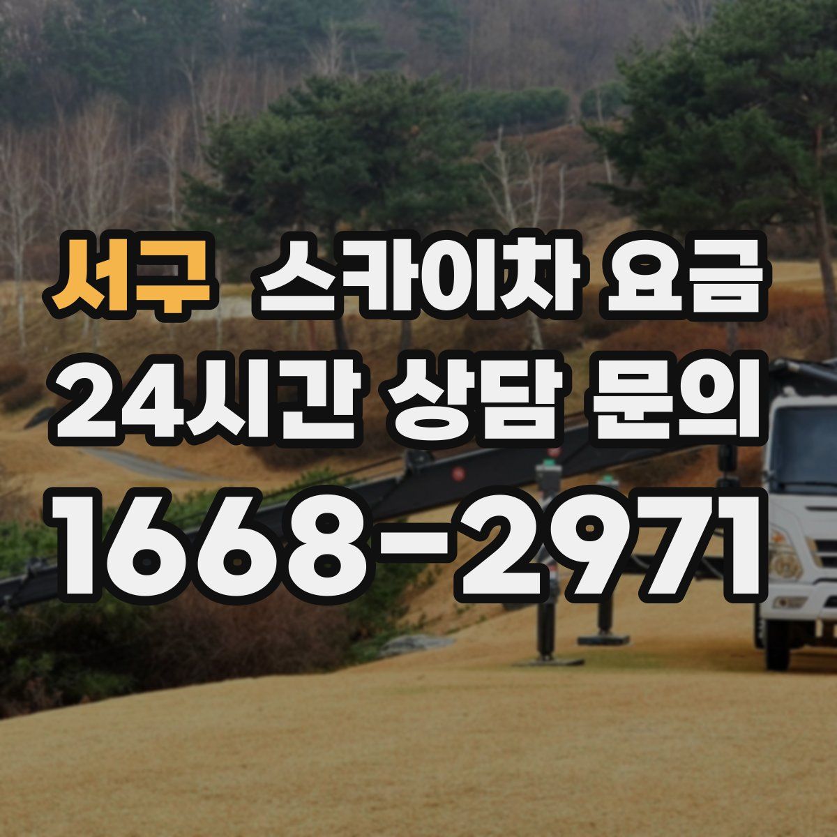 서구 스카이차 요금