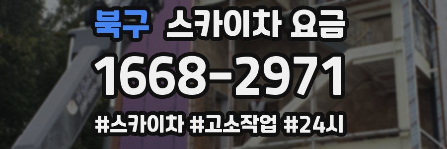 북구 스카이차 요금