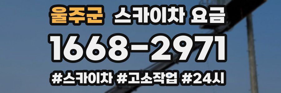 울주군 스카이차 요금