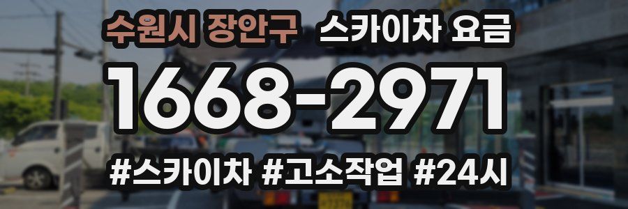 수원시 장안구 스카이차 요금