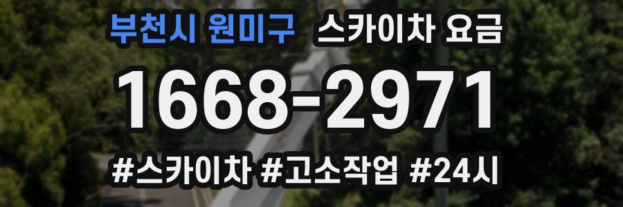 부천시 원미구 스카이차 요금