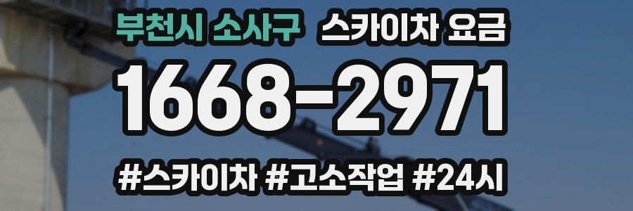 부천시 소사구 스카이차 요금