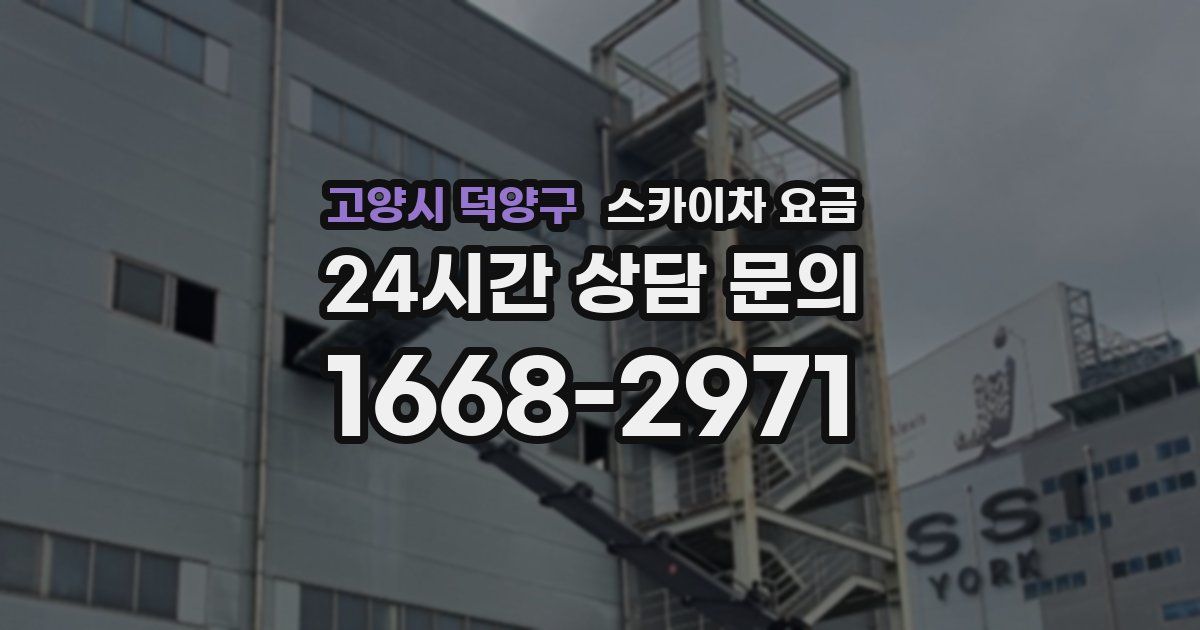 고양시 덕양구 스카이차 요금