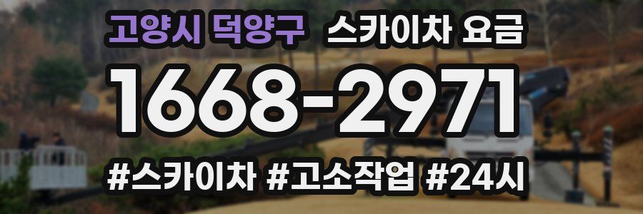 고양시 덕양구 스카이차 요금