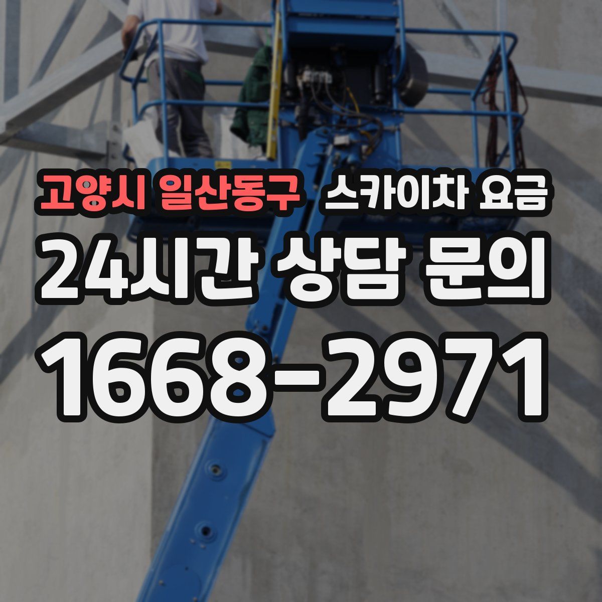 고양시 일산동구 스카이차 요금