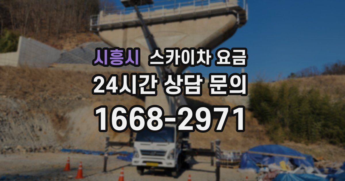 시흥시 스카이차 요금