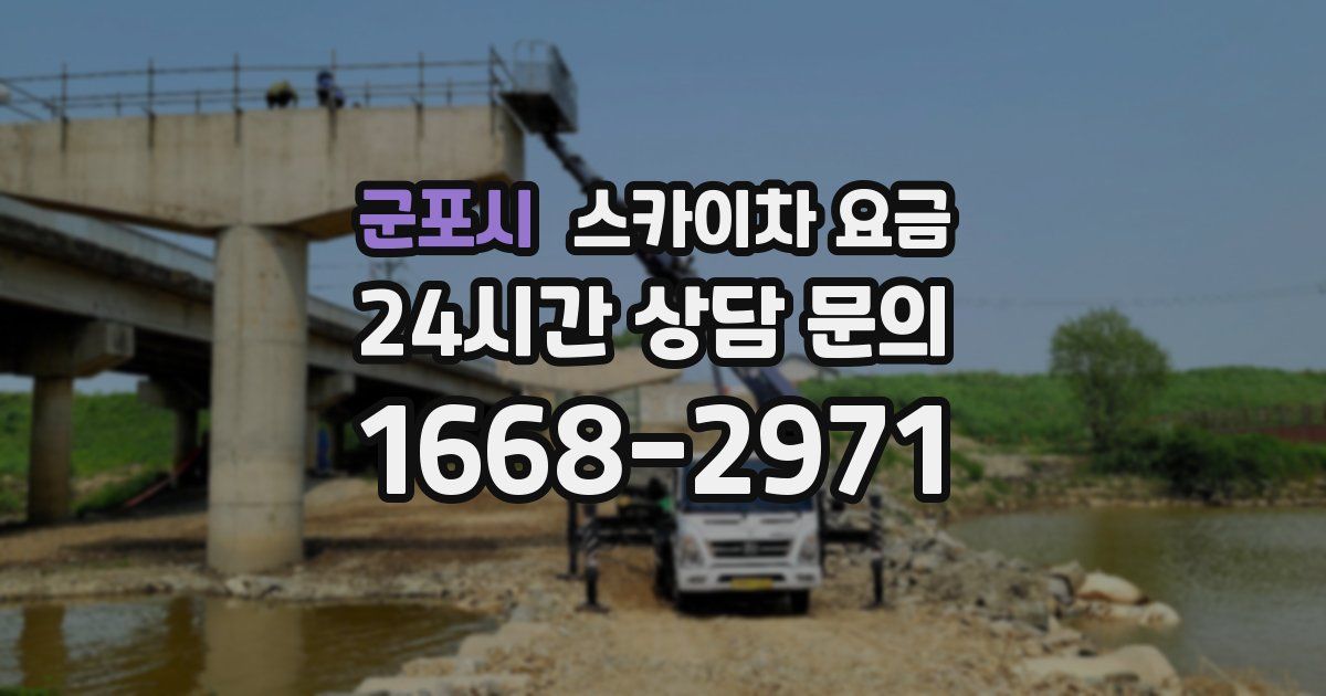 군포시 스카이차 요금