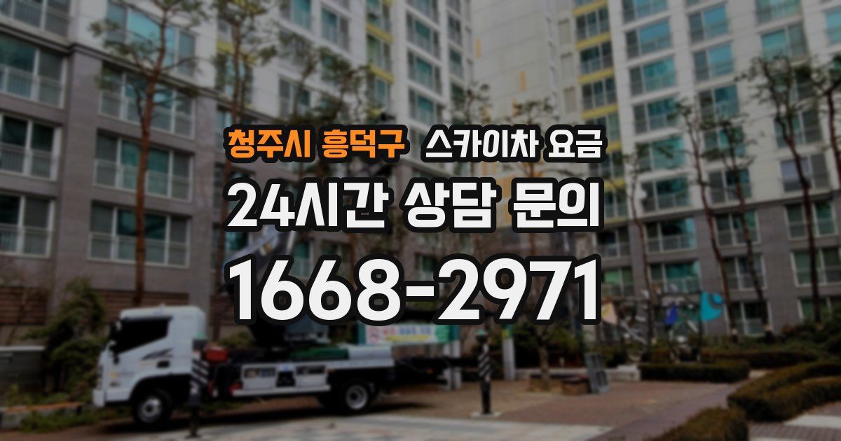 청주시 흥덕구 스카이차 요금