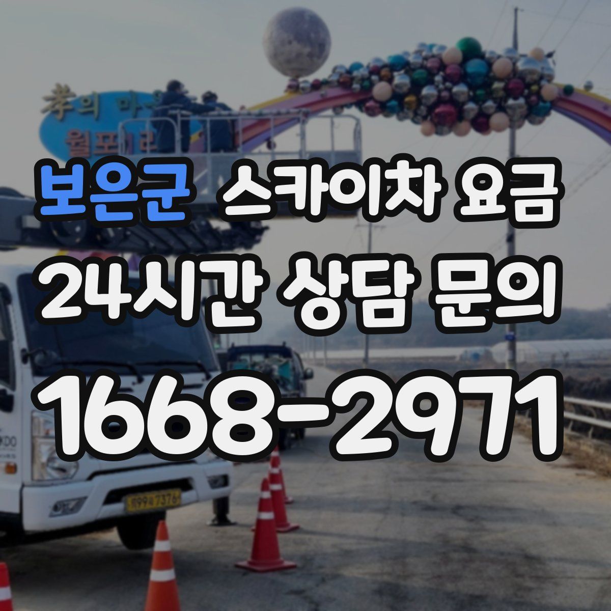 보은군 스카이차 요금