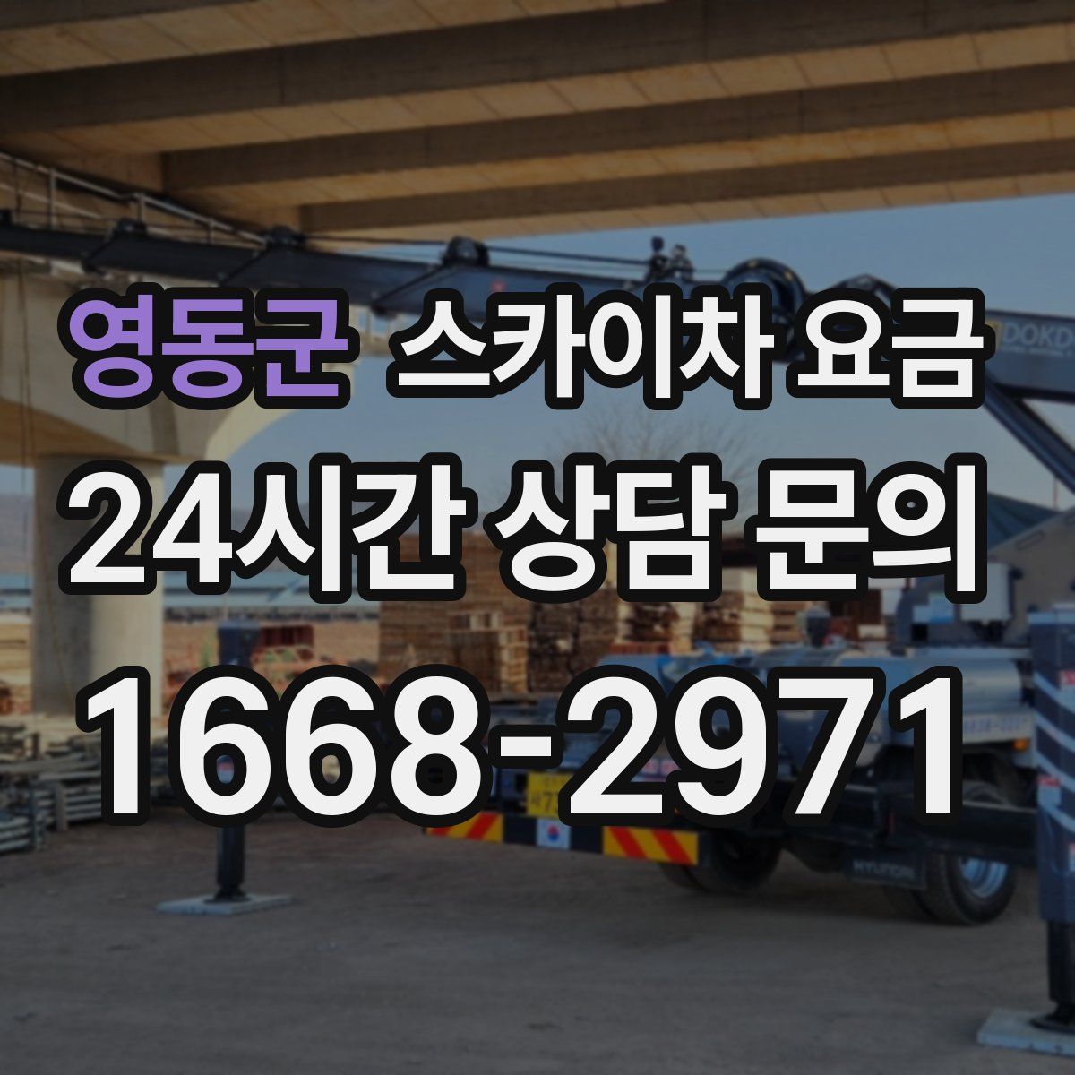 영동군 스카이차 요금