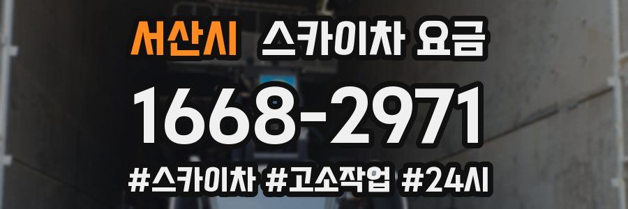 서산시 스카이차 요금