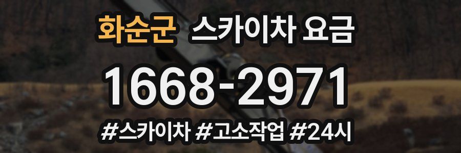 화순군 스카이차 요금