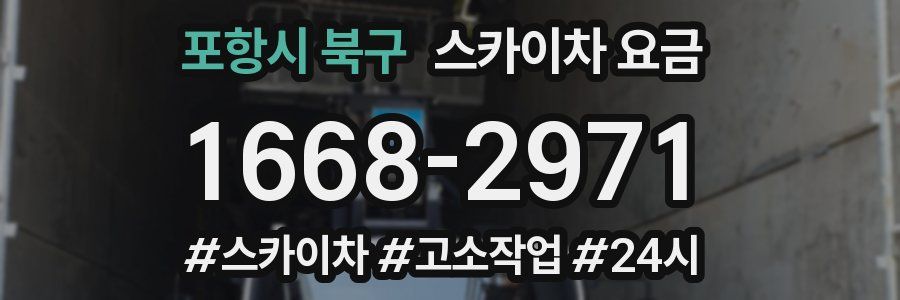 포항시 북구 스카이차 요금