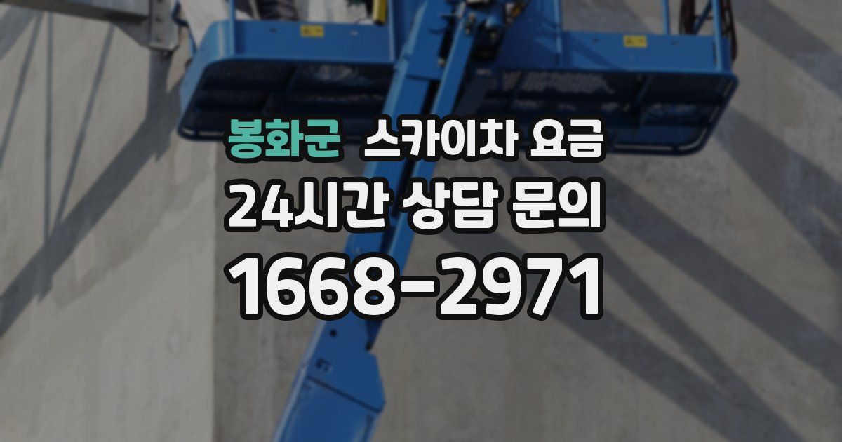 봉화군 스카이차 요금