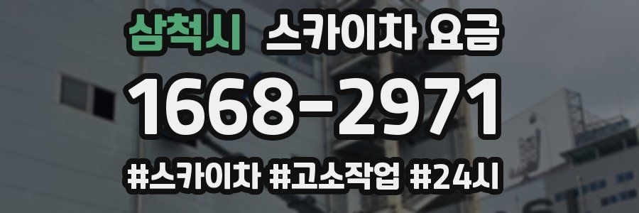 삼척시 스카이차 요금