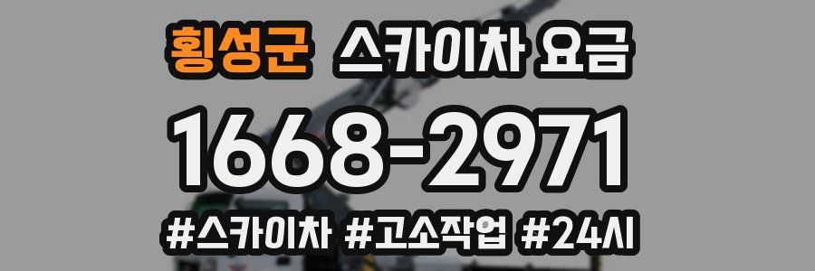 횡성군 스카이차 요금