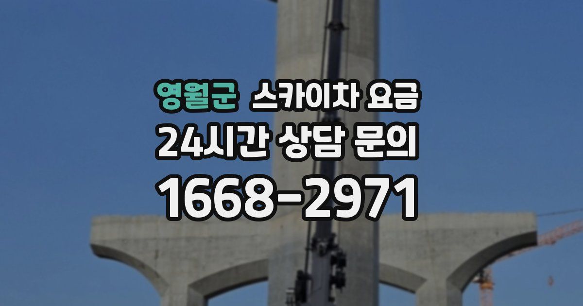 영월군 스카이차 요금