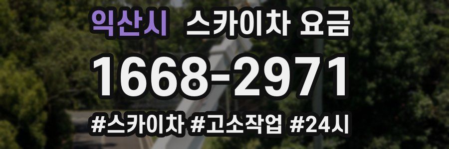 익산시 스카이차 요금