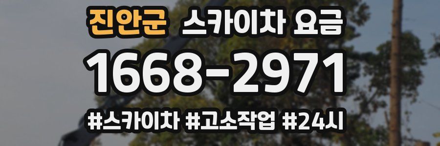 진안군 스카이차 요금