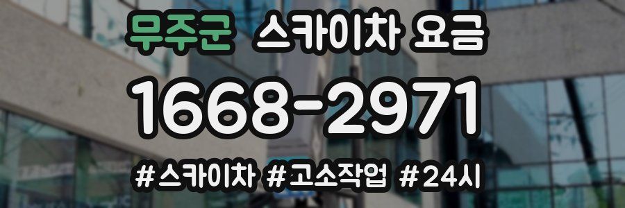 무주군 스카이차 요금