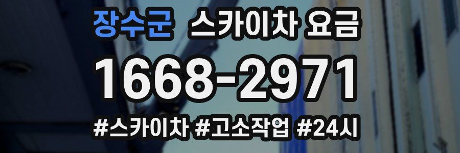 장수군 스카이차 요금