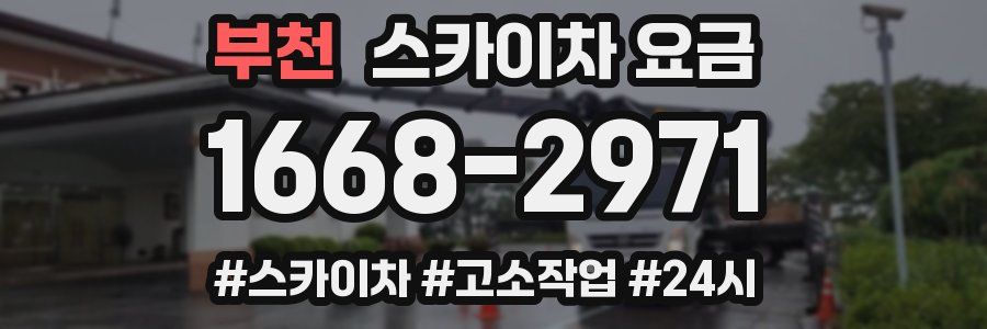부천 스카이차 요금