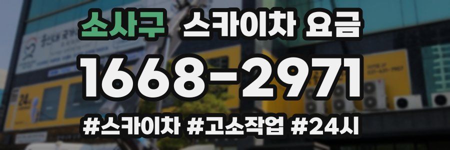 소사구 스카이차 요금