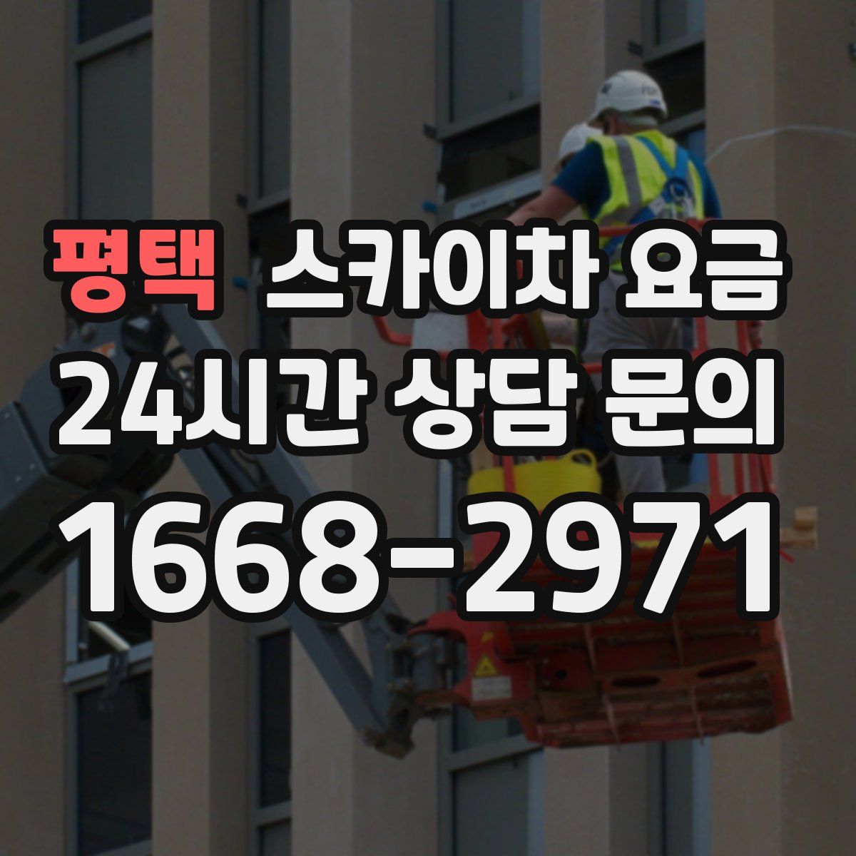평택 스카이차 요금