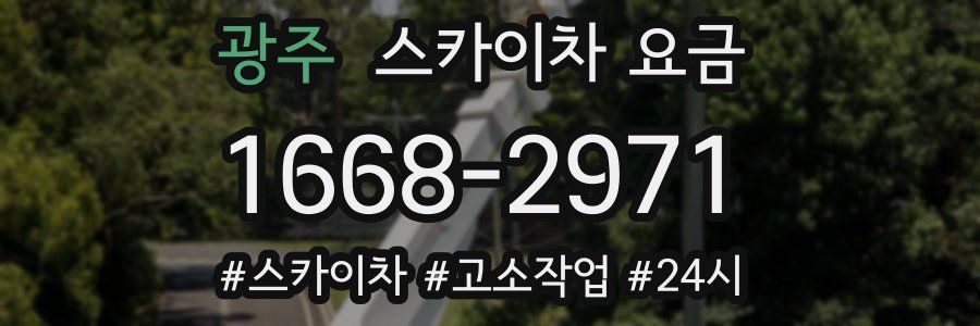 광주 스카이차 요금