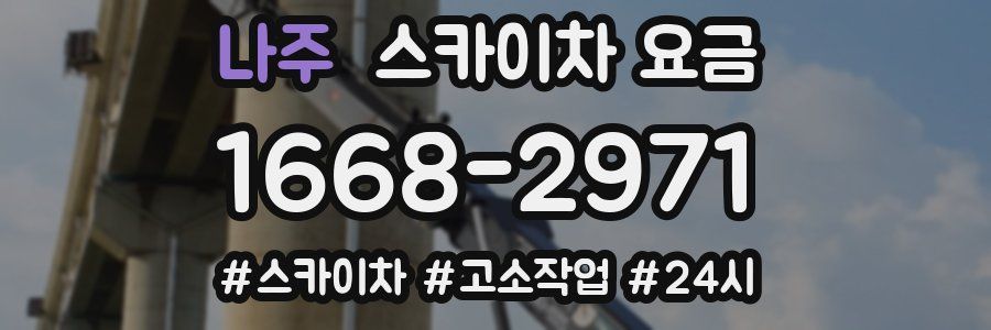 나주 스카이차 요금