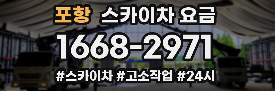 포항 스카이차 요금