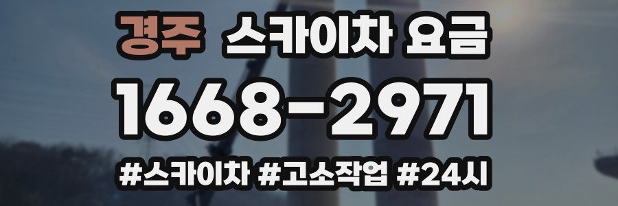 경주 스카이차 요금