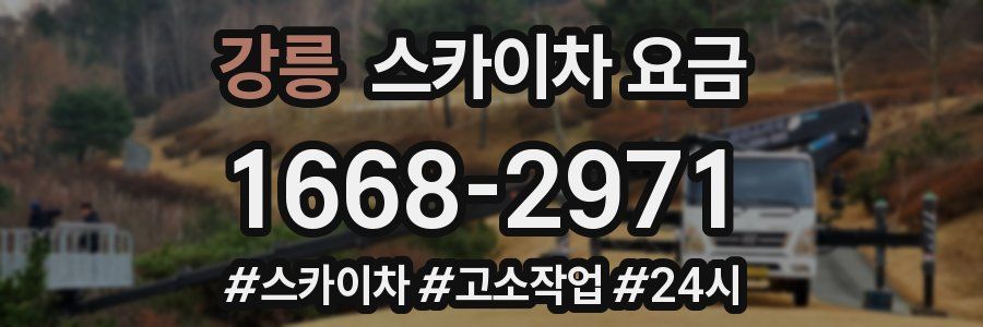 강릉 스카이차 요금
