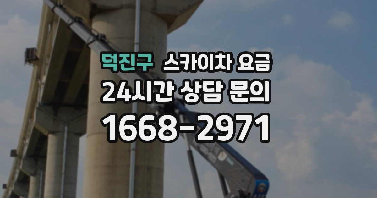 덕진구 스카이차 요금