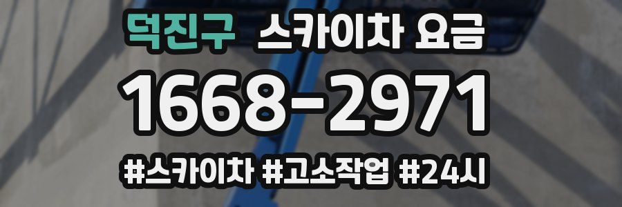 덕진구 스카이차 요금