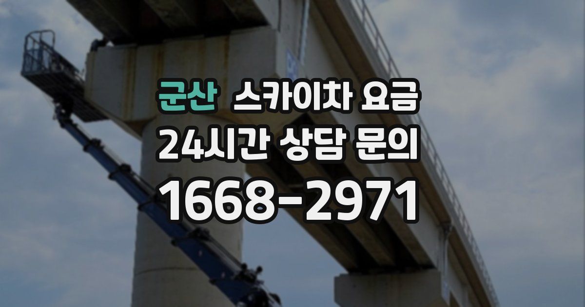 군산 스카이차 요금