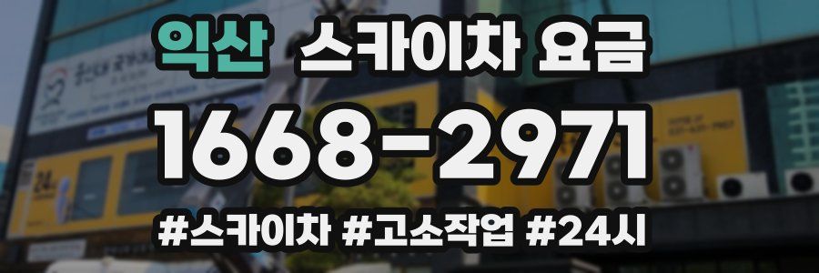 익산 스카이차 요금