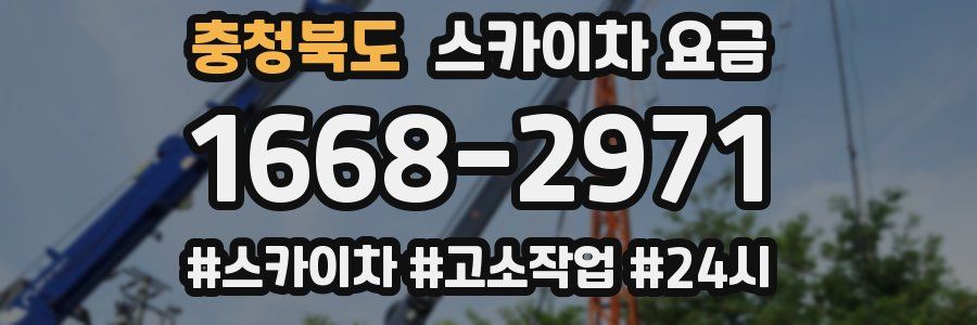 충청북도 스카이차 요금