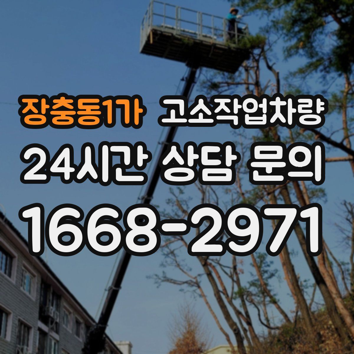 장충동1가 고소작업차량