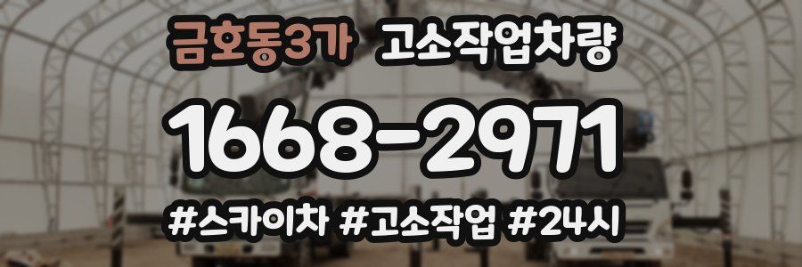 금호동3가 고소작업차량