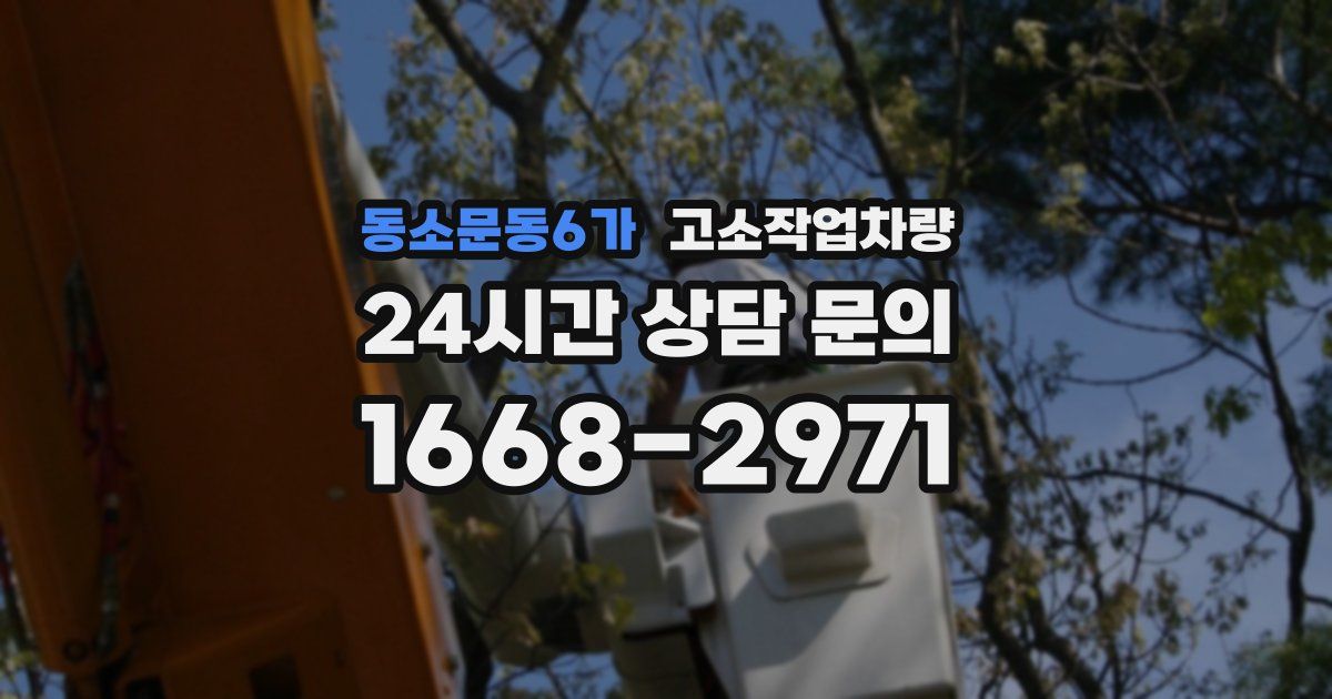 동소문동6가 고소작업차량