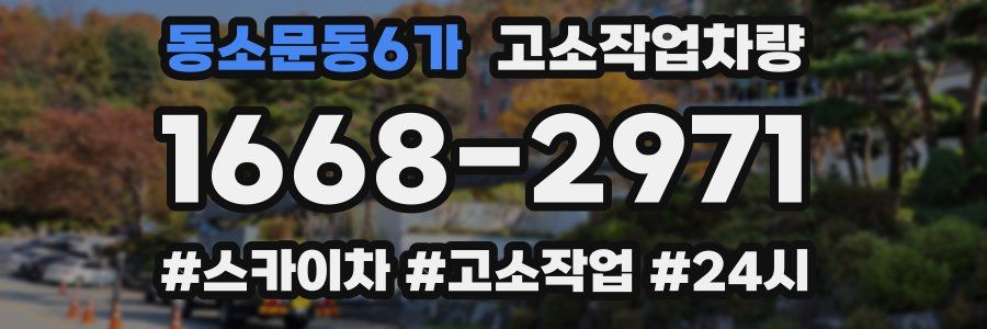 동소문동6가 고소작업차량