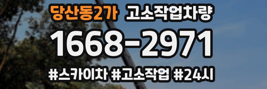 당산동2가 고소작업차량