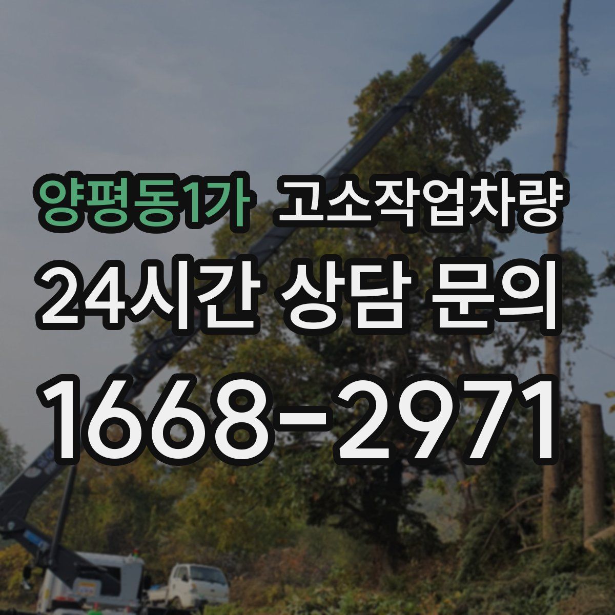 양평동1가 고소작업차량