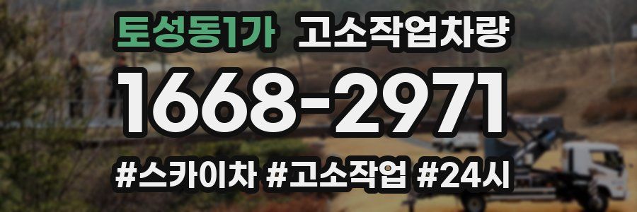 토성동1가 고소작업차량