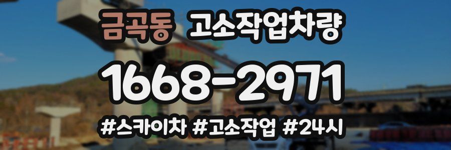 금곡동 고소작업차량