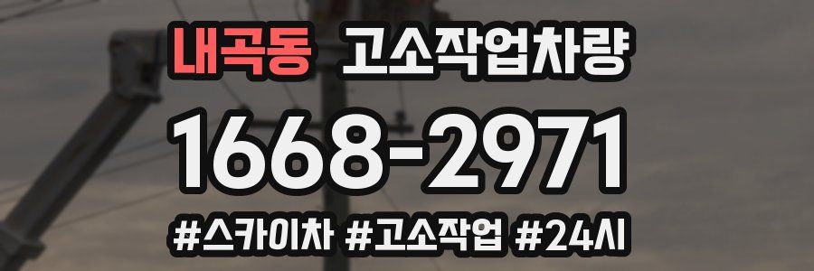 내곡동 고소작업차량