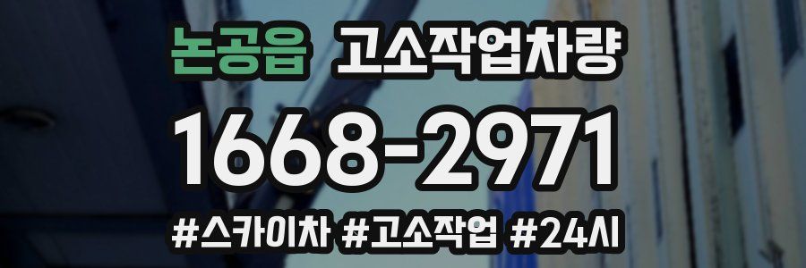논공읍 고소작업차량