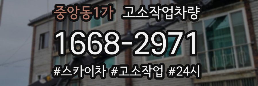 중앙동1가 고소작업차량